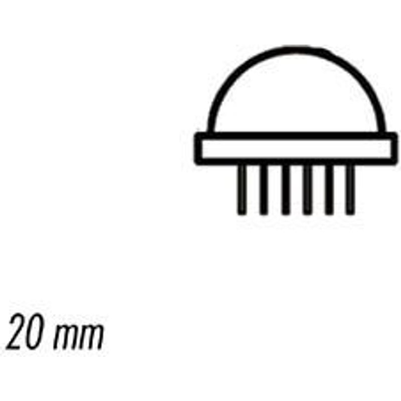 Jumbo led superrouge diff 70-160 mcd