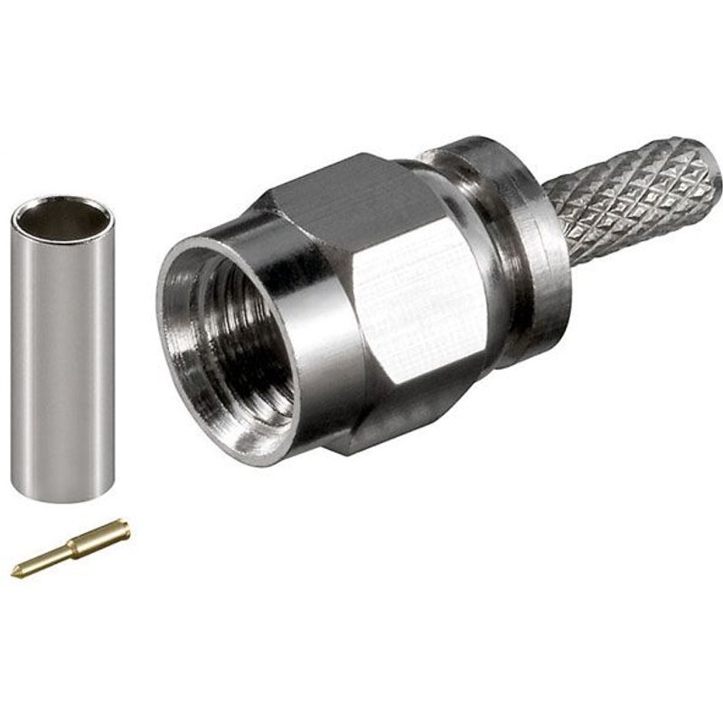 SMA-male crimp type for RG 174/U Câble