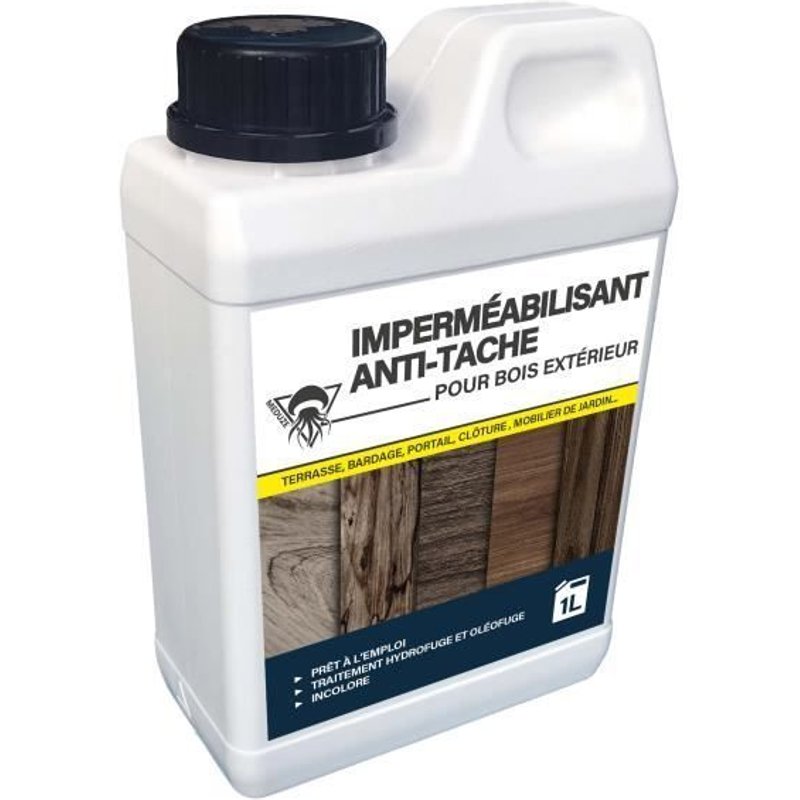Méduze - Hydrofuge anti-tache bois extérieur 1L