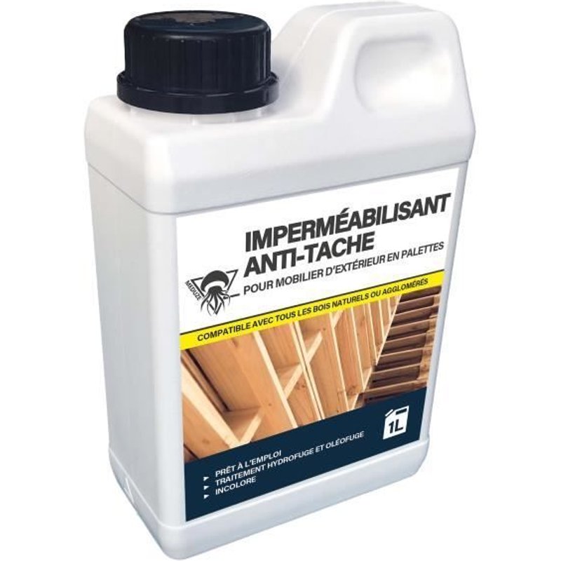Méduze - Hydrofuge anti-tache pour palettes 1L
