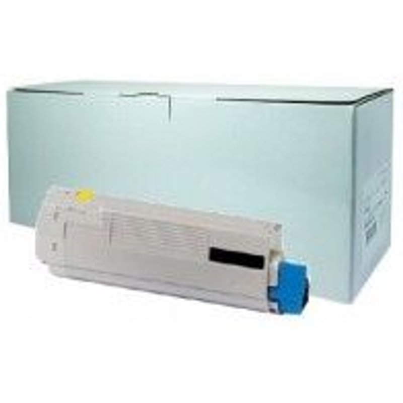 OKI C822 jaune - Toner Remanufacturée équivalente à Oki 44844613