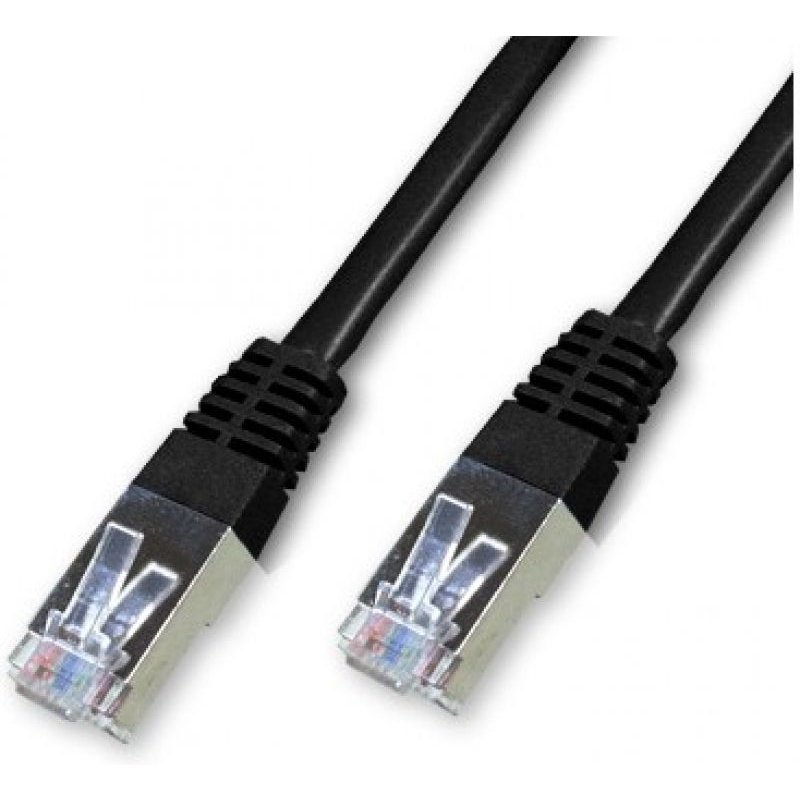 Câble/Cordon réseau RJ45 Catégorie 6 FTP (F/UTP) Droit 10m (Noir)