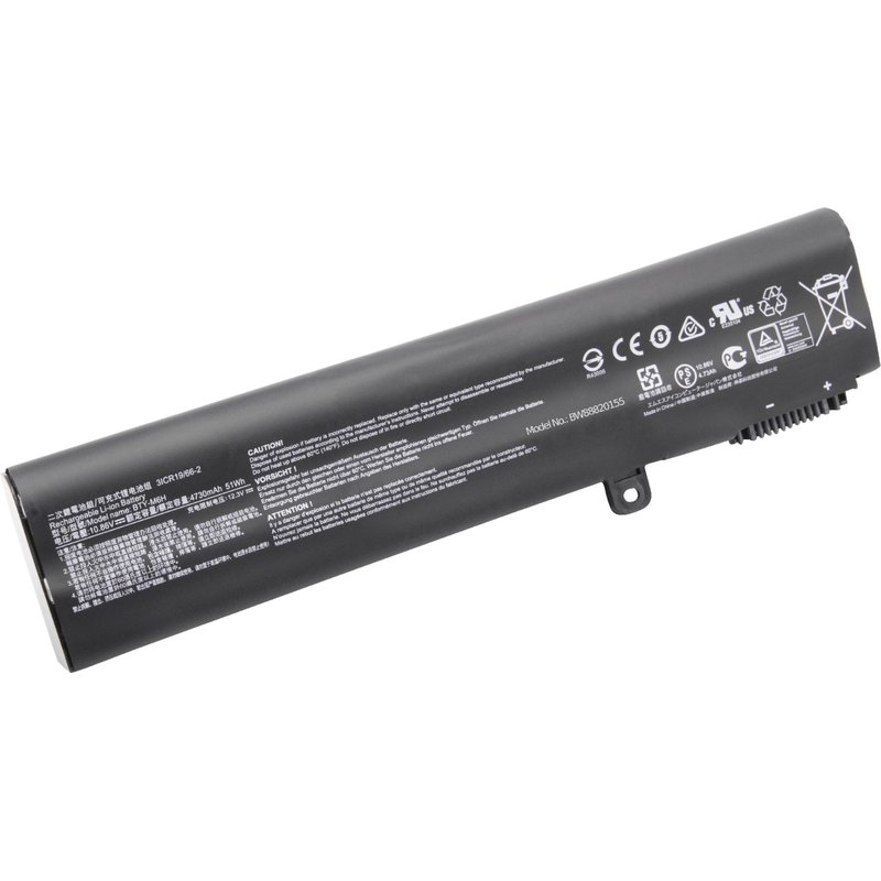 vhbw Li-Ion batterie 4730mAh (10.86V) noir pour ordinateur portable laptop notebook MSI GP62MVR 6RF-215CN, GP62MVR 7RF-433CN, GP62MVR-6RF161