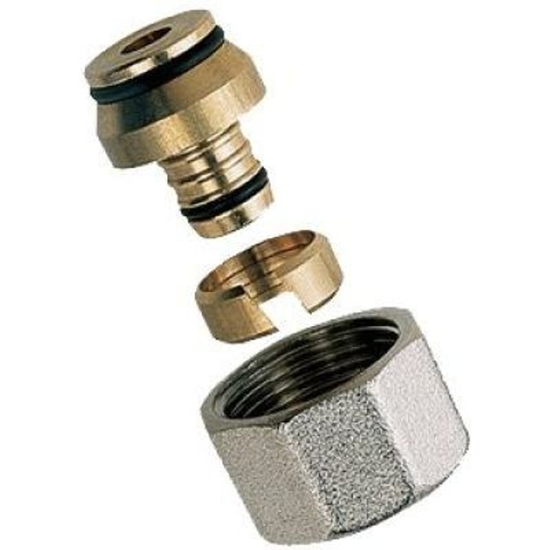 Adaptateur à compression - pour tube multicouche 16x2 - 224 RBM