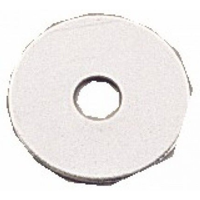 Rondelles plates LLu - acier zingué blanc - diamètre 20 mm - 25 pièces BRICOZOR