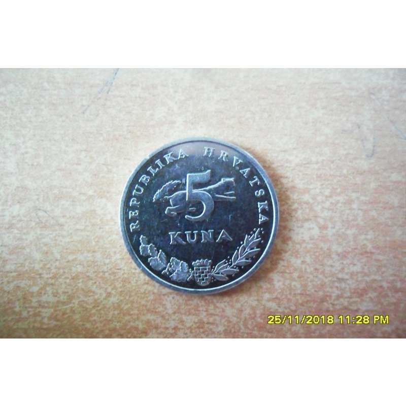 5 Kuna De Croatie 2015 En Sup/ Be À Voir!