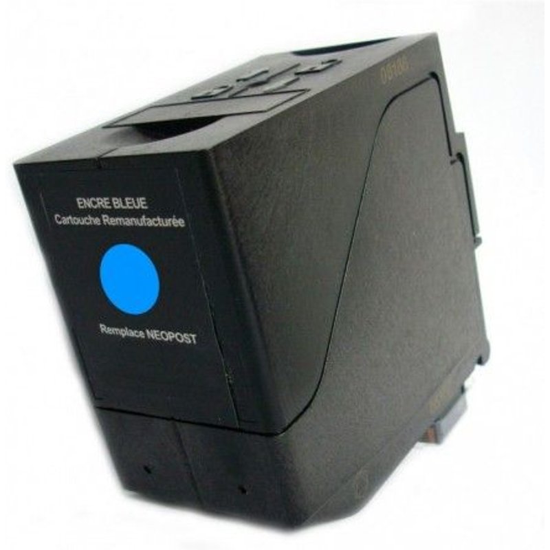 Cartouche Remanufacturée équivalente à NEOPOST REF 7200260V - SATAS REF 6129 408Z / EAN 4127939L / 4135567G - Bleu