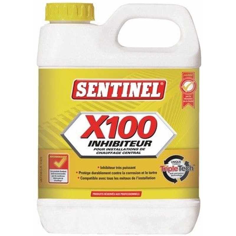 Inhibiteur de corrosion - installations de chauffage - 20 L - X100 SENTINEL