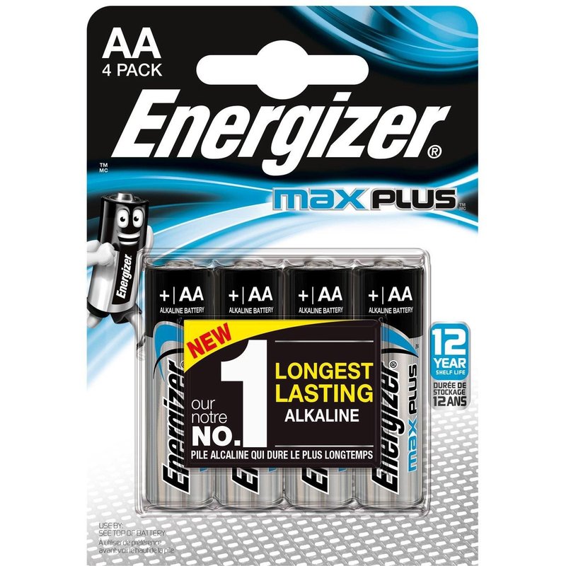 Energizer Lot de 5 Blisters de 4 Piles Alcaline MAX PLUS AA / LR6 1,5V