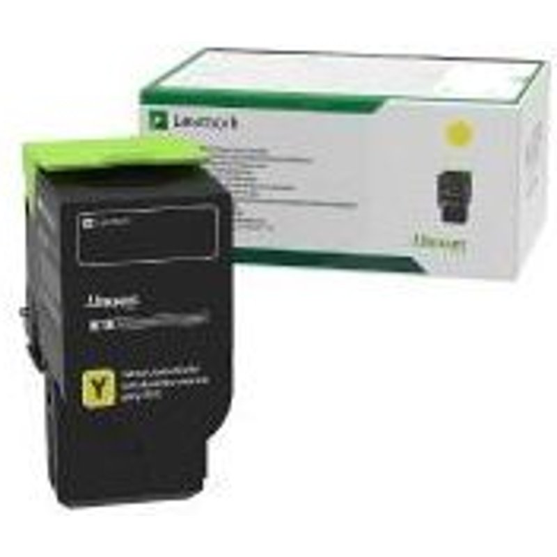 Lexmark - Jaune - original - cartouche de toner LCCP, LRP - pour Lexmark CS421, CS521, CS622, CX421, CX522, CX622, CX625