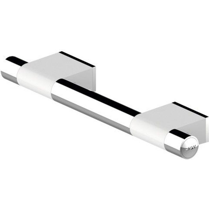Barre d'appui droite - Inox - diamètre 32mm - Onyx Duo 300MM noir /chromé AKW INTERNATIONAL