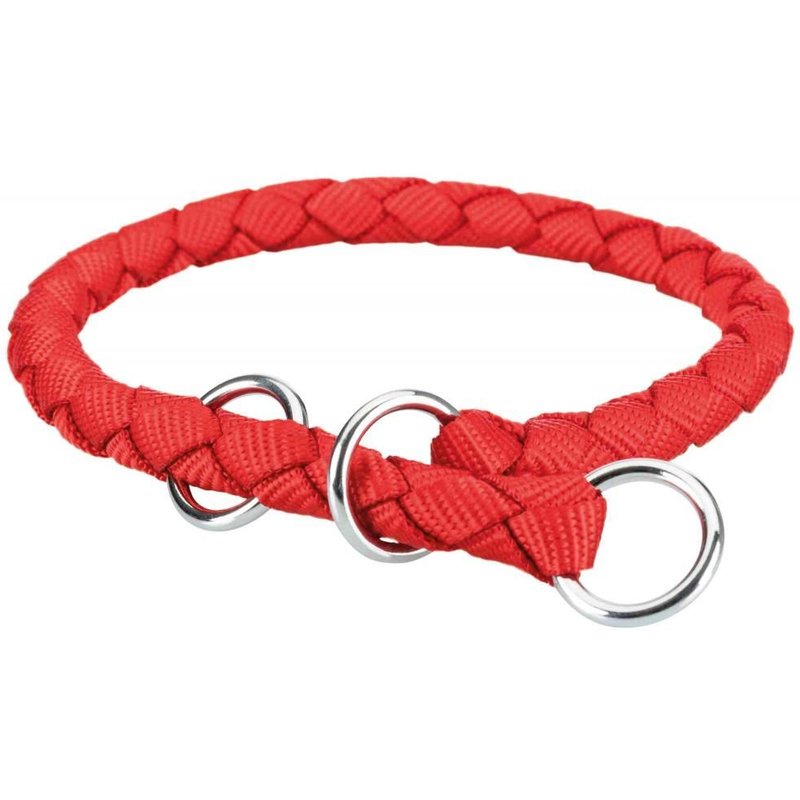 Cavo Collier Semi-Étrangleur - S-M: 35-41 Cm/Ø 12 Mm, Rouge