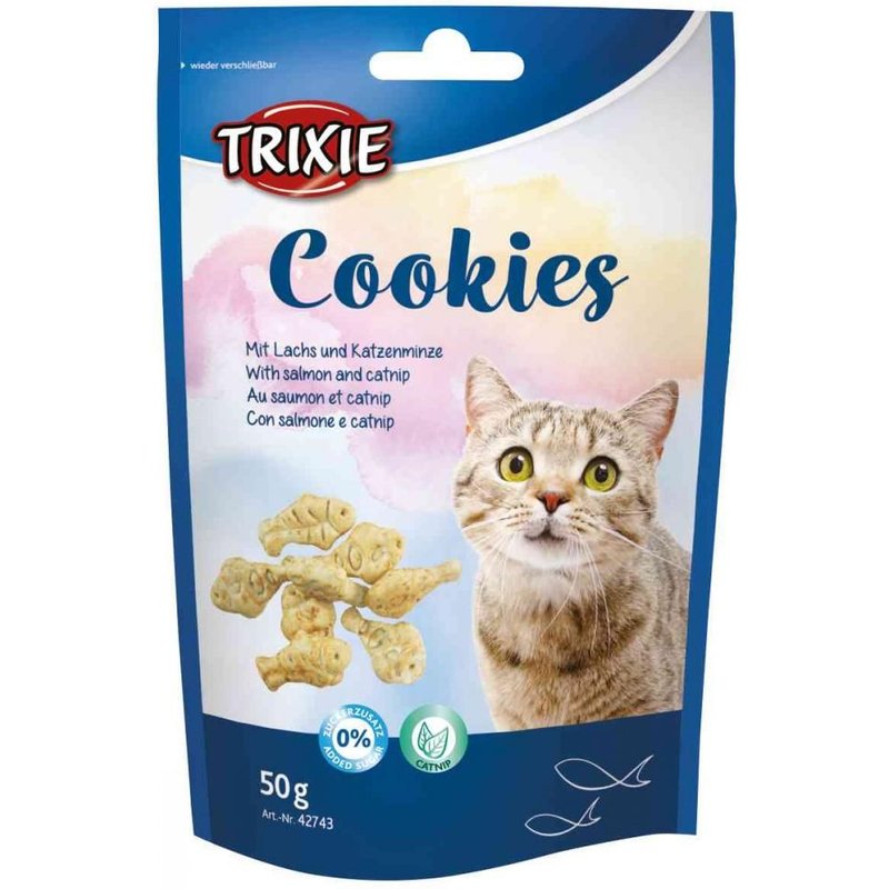 Cookies Au Saumon Et Catnip - 50 G