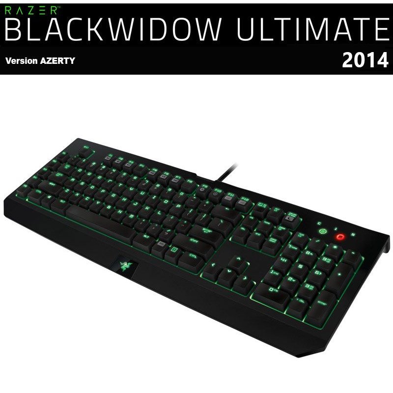 Clavier PC Gamer Mécanique Razer BlackWidow Ultimate 2014 edition RZ03-0038 AZERTY