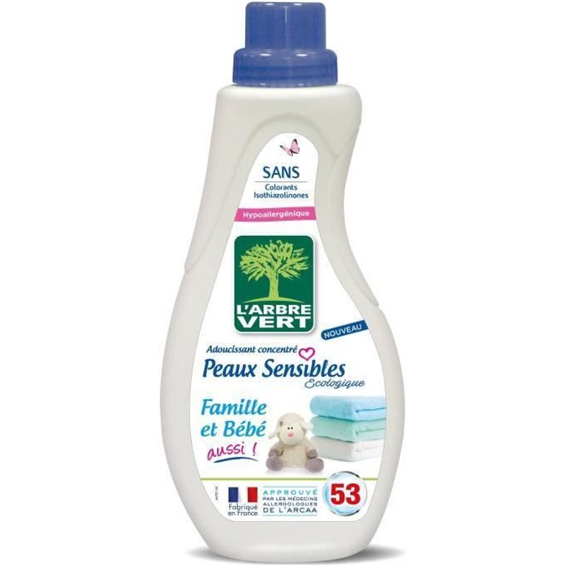 Adoucissant Peaux sensibles - Famille et bebe aussi - 800 ml
