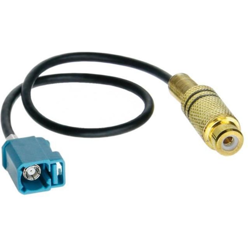 Cable adaptateur camera de recul Fakra femelle RCA femelle