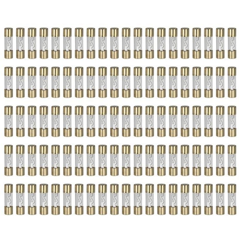 100 Fusibles AGU verre dore 10A
