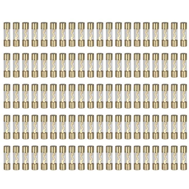 100 Fusibles AGU verre dore 80A