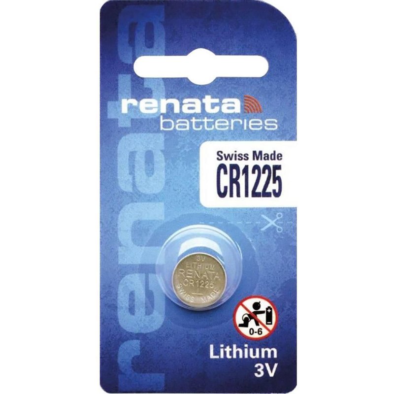 RENATA Blister de 1 Pile bouton lithium CR1225 3V