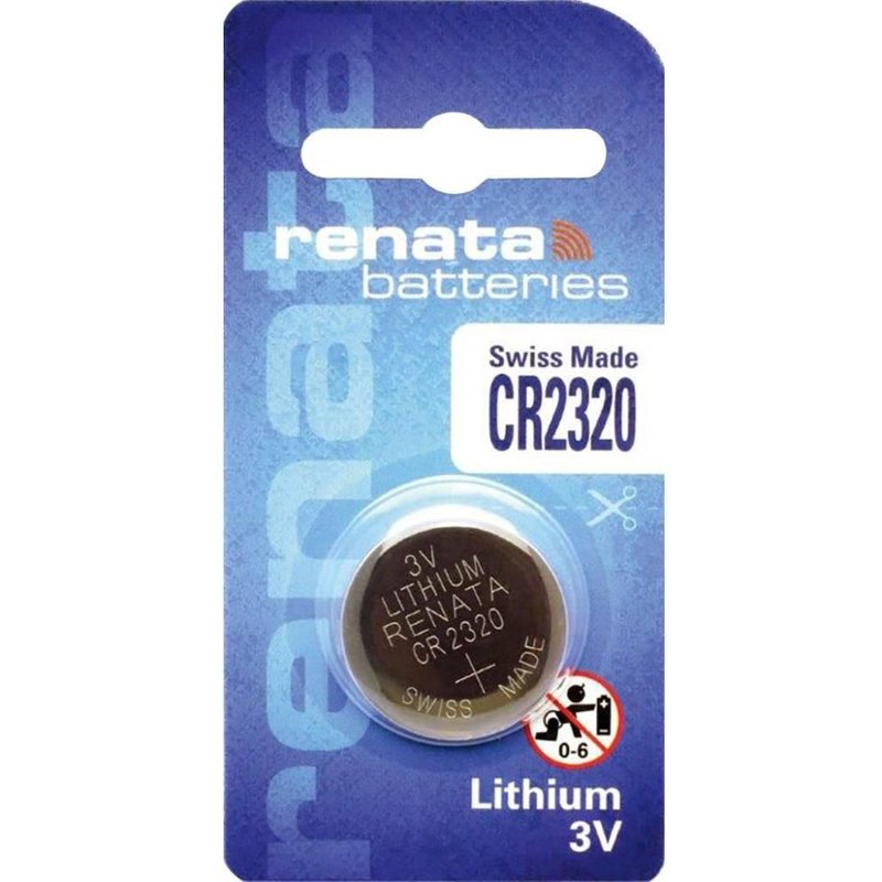 RENATA Blister de 1 Pile bouton lithium CR2320 3V 150 mAh