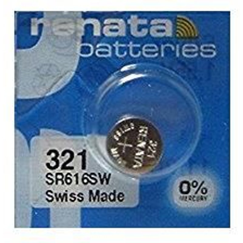 Pile SR616SW oxyde argent 321 1.55V 14.5mAh x1