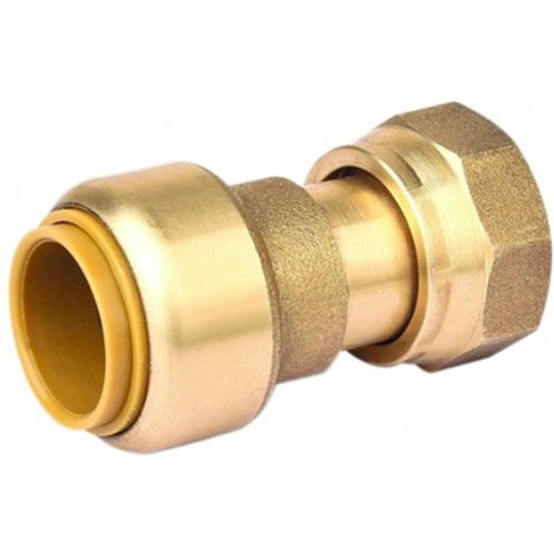 Raccord union - Laiton - Femelle - à écrou mobile - 12x17 - D12 - Toutub BOUTTÉ