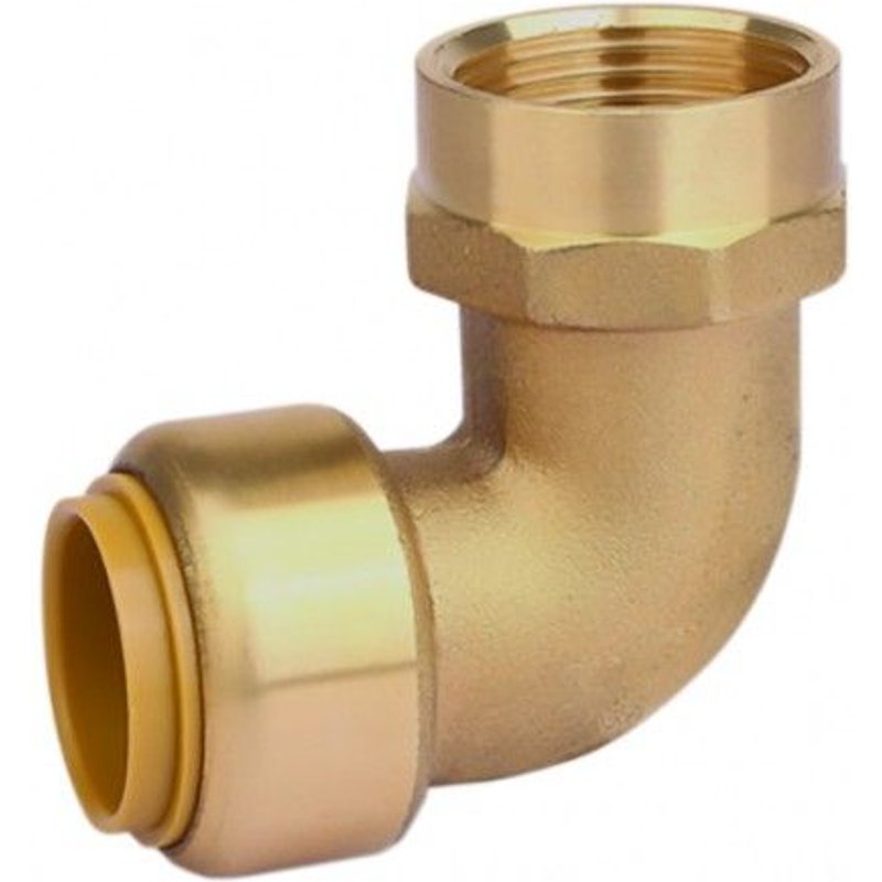 Raccord coude Femelle laiton - diamètre 12 - 15x21 - Toutub BOUTTÉ