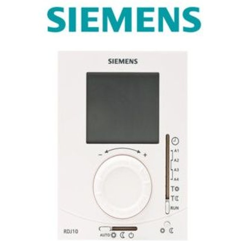 THERMOSTAT AMBIANCE GRAND ECRAN LCD PILES JOURNALIER SIEMENS RDJ100
