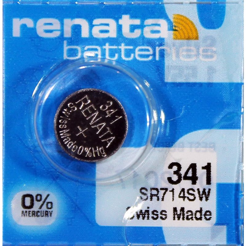 RENATA Blister de 1 Pile bouton oxyde argent X341 SR714SW