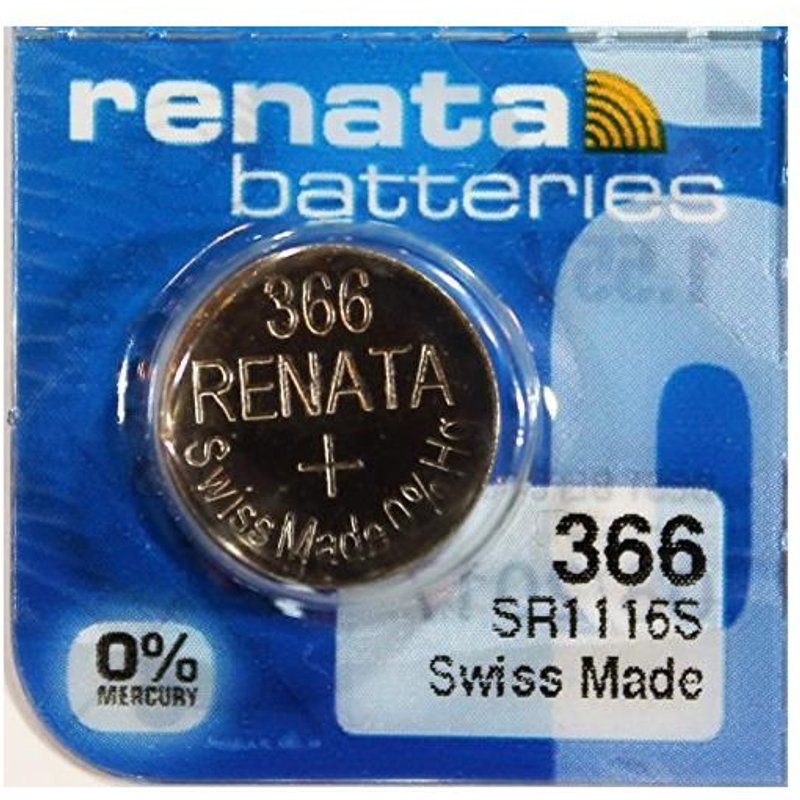 RENATA Blister de 1 Pile bouton oxyde argent X366 SR1116SW