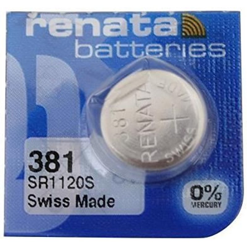 RENATA Blister de 1 Pile bouton oxyde argent X381 SR1120SW