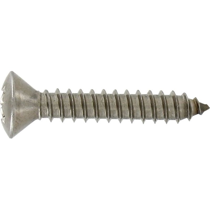 Vis tole fraisée bombée Pozi 3.9x31.7 inox A4 Class Inox x19