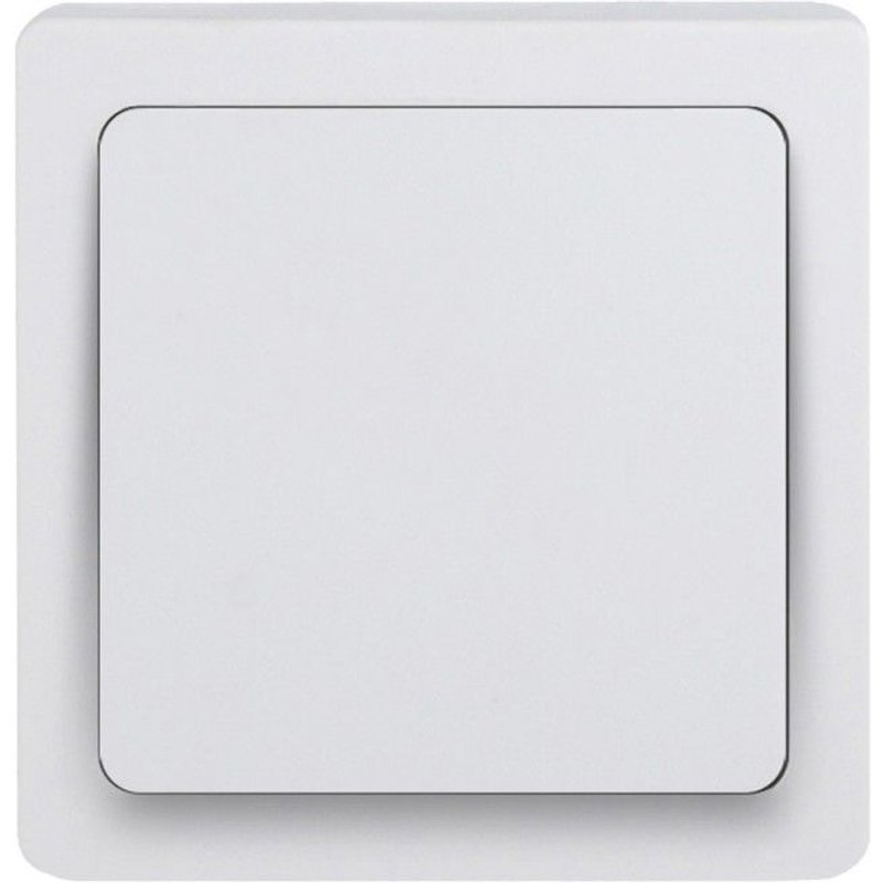 Bouton poussoir DEBFLEX 'Blok' blanc