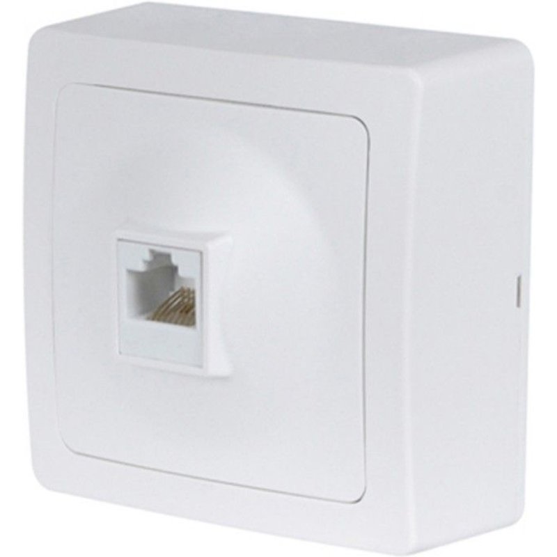Prise RJ45 DEBFLEX 'Blok' blanc