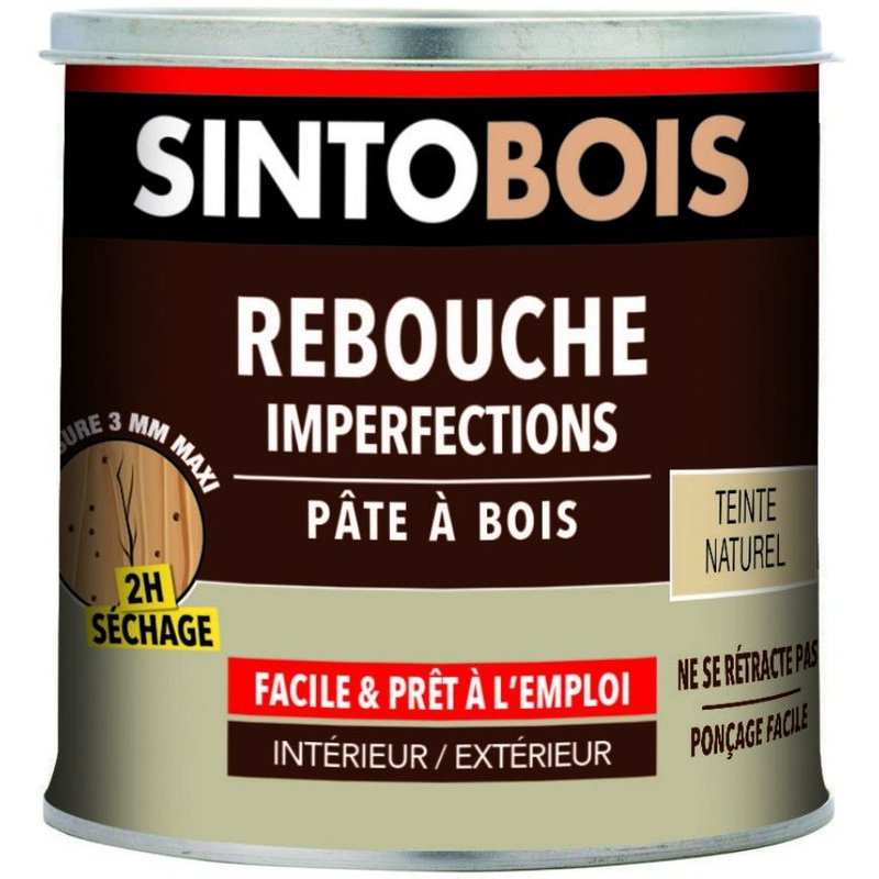 Pâte à bois naturel - 500 g - Sintobois SINTO