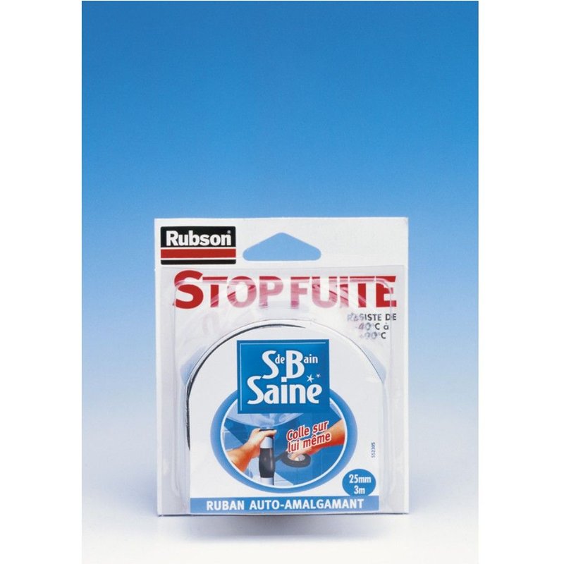 Ruban auto-amalgamant RUBSON SDB Saine STOP FUITE 3mx25mm