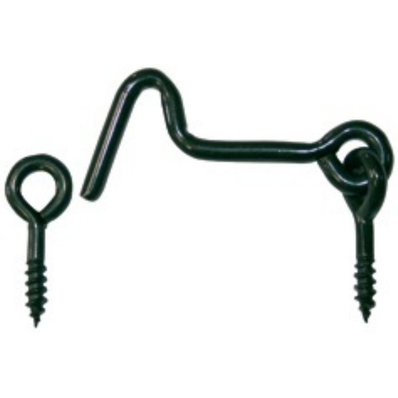 Crochet de contrevent Afbat 6 x 160mm en acier zingué blanc