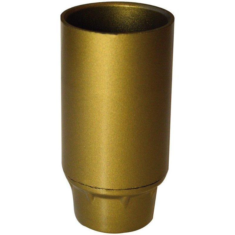 Douille TIBELEC E14 Bakélite Lisse Or 916642