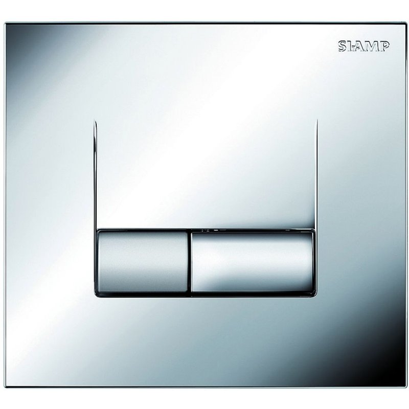 Plaque de Commande SIAMP Chromée Brillant
