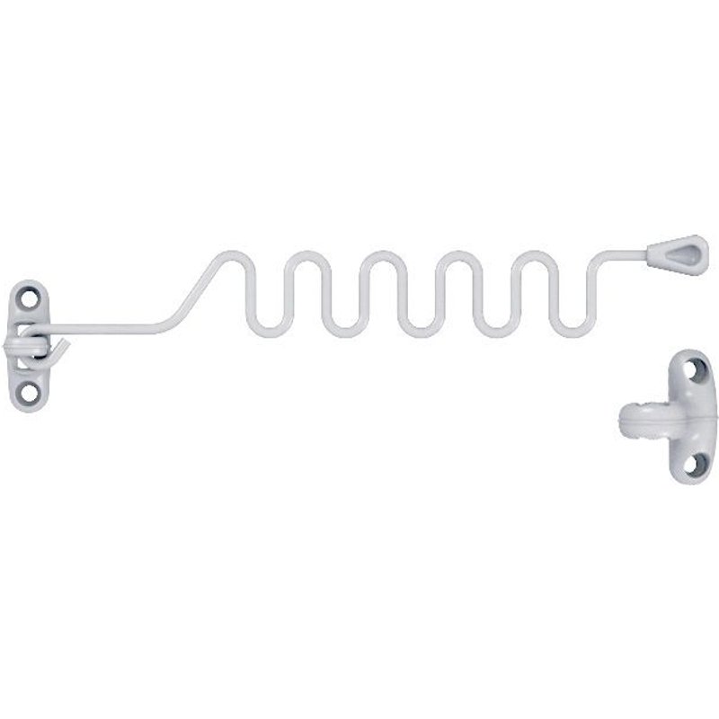 Entrebâilleur vantaux blanc