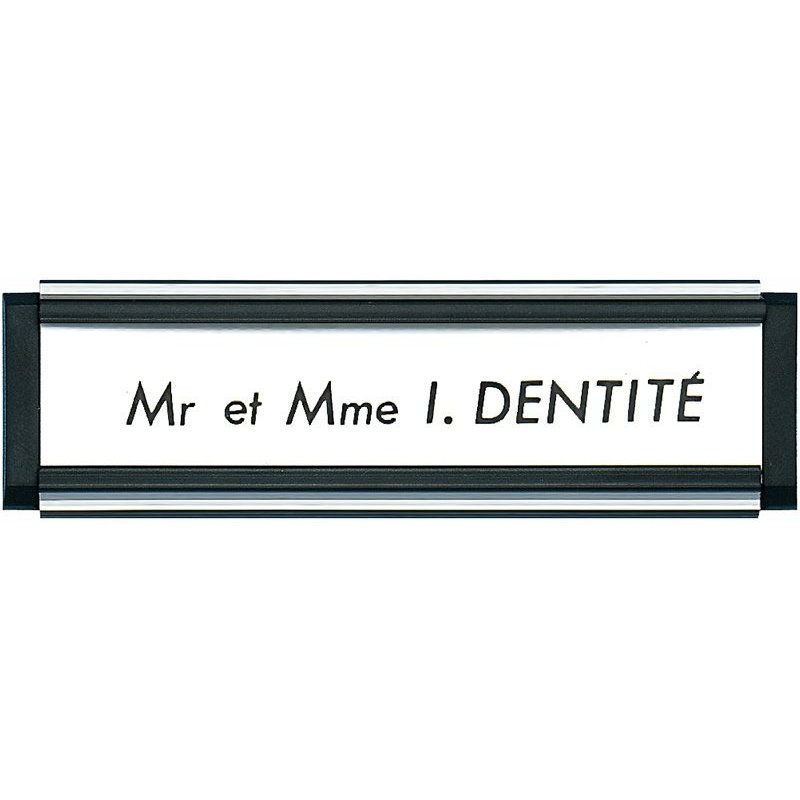 Porte-étiquette argent
