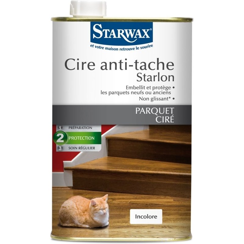 Cire anti-tâche Starwax STARLON incolore 1L