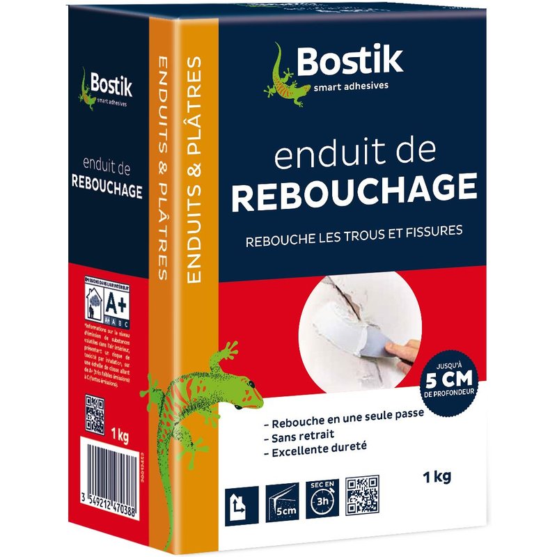 Enduit BOSTIK De Rebouchage Poudre 1KG