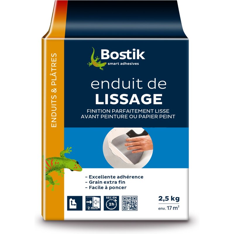 Enduit BOSTIK Lissage Poudre 2,5KG