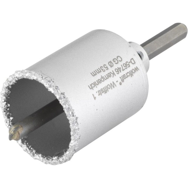 Trépan WOLFCRAFT Brique et faïence P55 diamètre 53