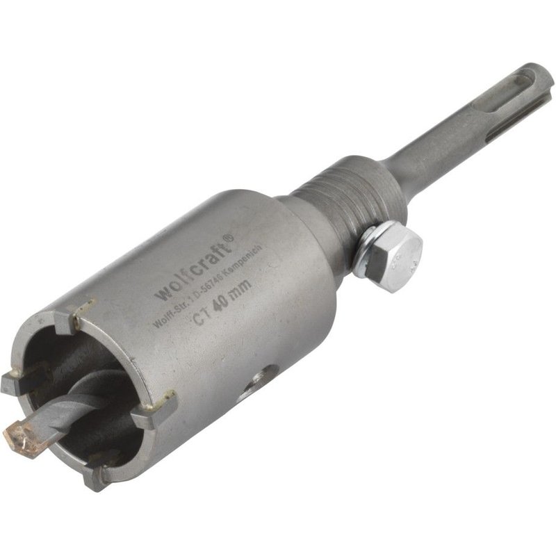 Trépan WOLFCRAFT béton SDS-plus diamètre 40mm