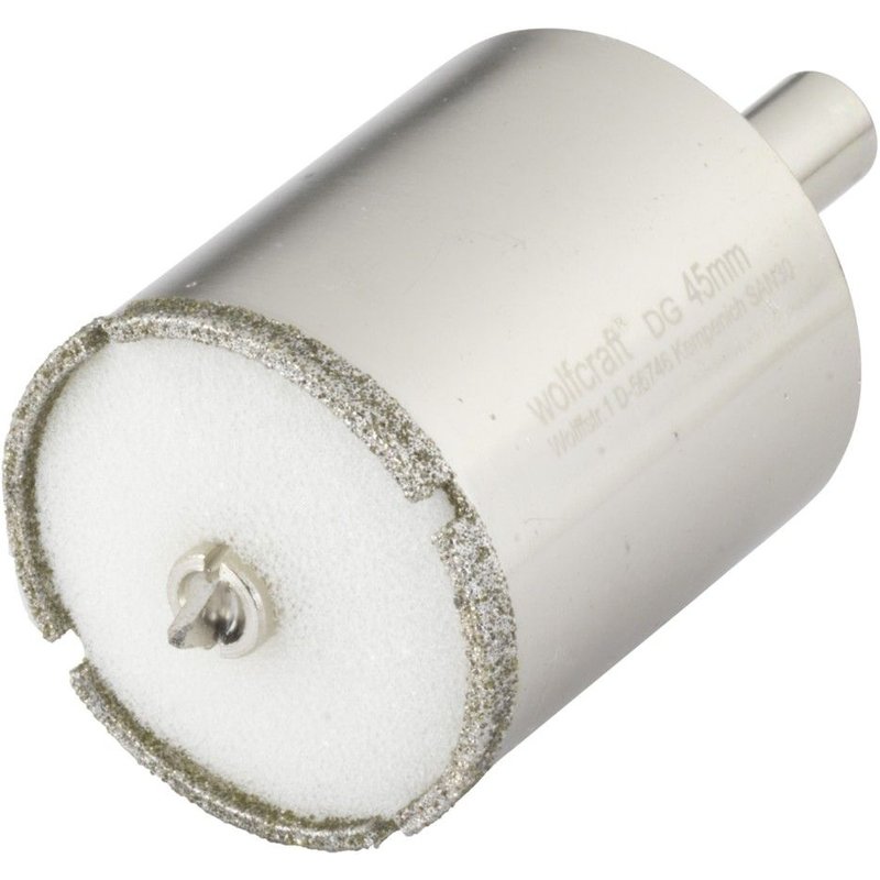 Trépan diamant carrelage WOLFCRAFT diamètre 45mm
