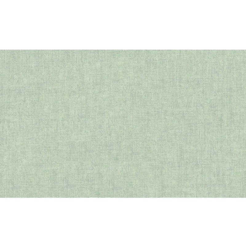 Papier peint vinyle sur intissé uni BORNEO vert argent