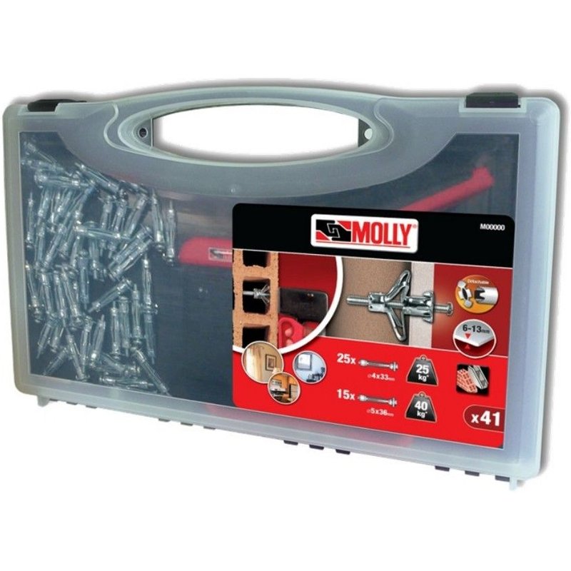 Kit pince et chevilles MOLLY Fixations