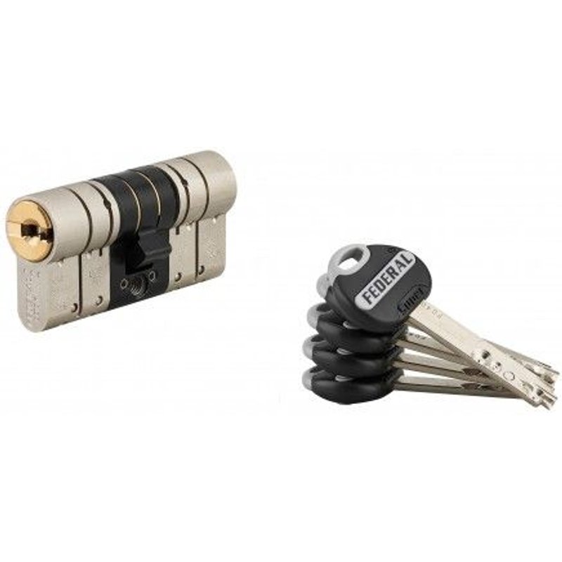 Cylindre varié Federal 2 - haute sécurité - profil européen - 40x40 mm FTH THIRARD